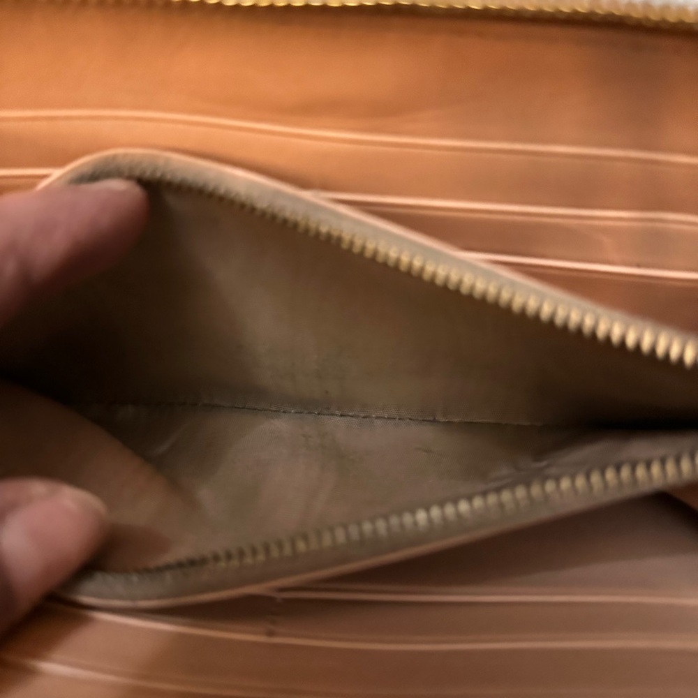Rare Prada Tan Leather Wallet with Yellow and Cream Bow - w/ COA - Picture 5 of 8